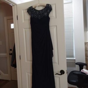 Navy Blue Formal Dress